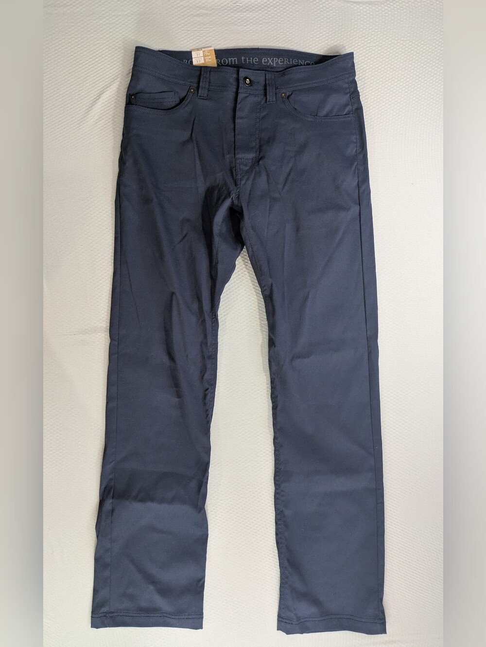 PrAna Brion Slim Fit Pants Mens 31X32 Stormy Night Navy Blue NEW Straight